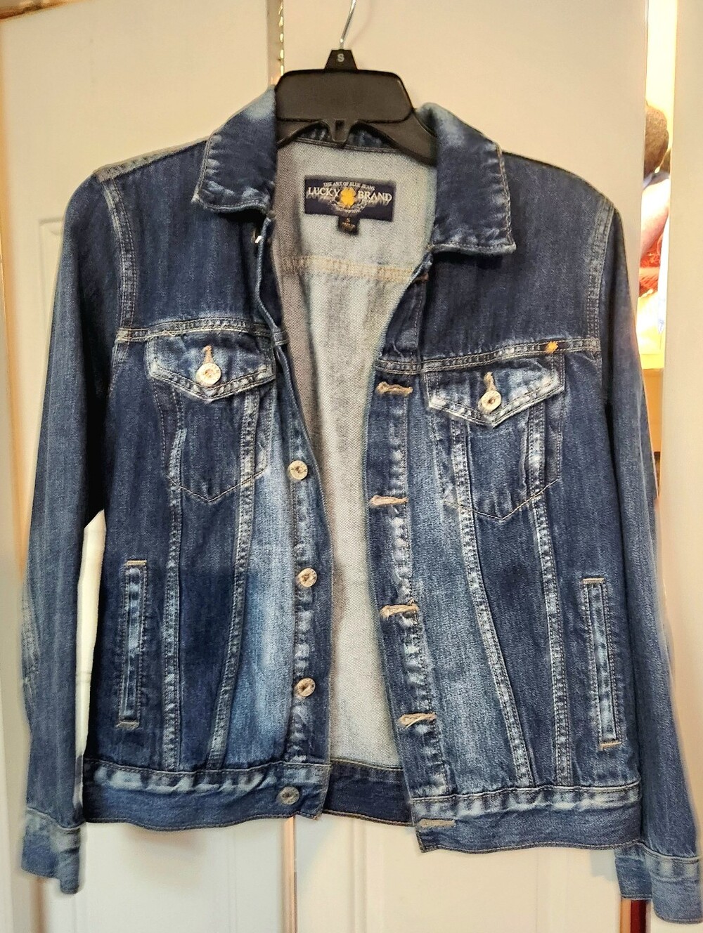 LUCKY BRAND JEAN JACKET "THE TOMBOY TRUCKER" S